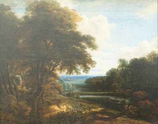 Jacques d'Arthois - Landscape with Figures