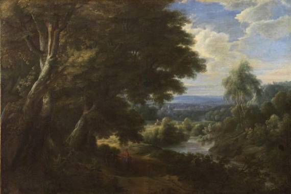 Jacques d'Arthois - Wooded Landscape