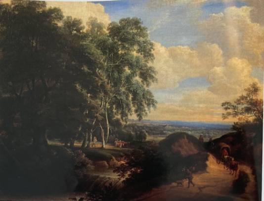 Jacques d'Arthois - Travellers Leaving a Wood