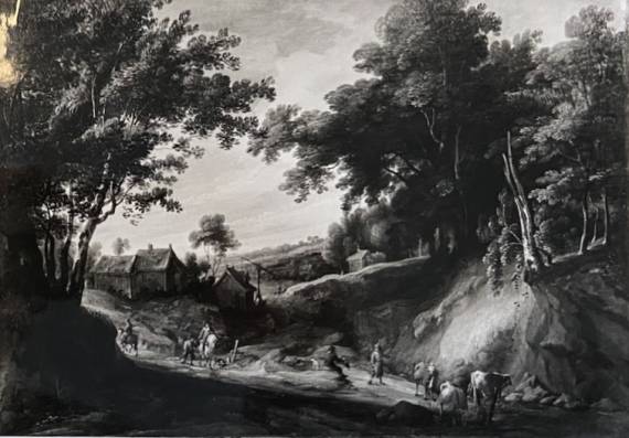 Jacques d'Arthois - Landscape with Figures