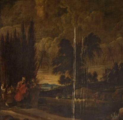 Jacques d'Arthois - Landscape with the Story of Saints Anna and Joachim, Story of Elkanah and Hanna