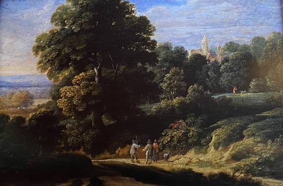 Jacques d'Arthois - Animated Landscape with a Castle in the Distance