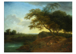Work 6415: Three Travellers at the Edge of a Wood