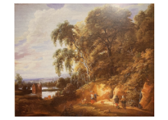 paintings CB:6180 View of the Sonian Forest and of the Ponds of the Rood Klooster